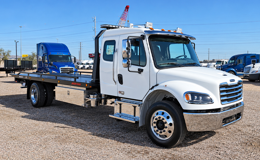 2027 freightliner m2 jerr-dan rollback tow truck - 03 - passenger side