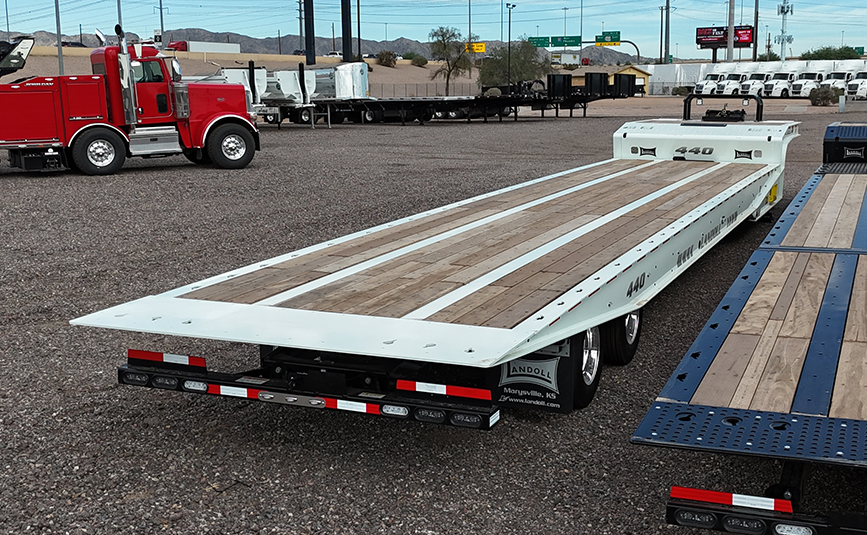 2027 landoll 440 50ca traveling axle trailer - 03 - rear view