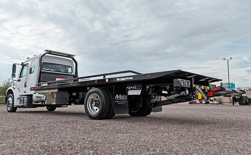 2027 freightliner m2 - jerr-dan rollback tow truck - 06 - driver side view