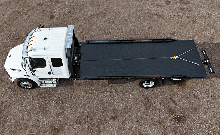 2027 freightliner m2 - jerr-dan rollback tow truck - 07 - top overhead view