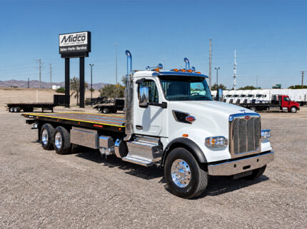 2027 peterbilt 567 jerr-dan industrial carrier tow truck - 01 - for sale at Midco Sales