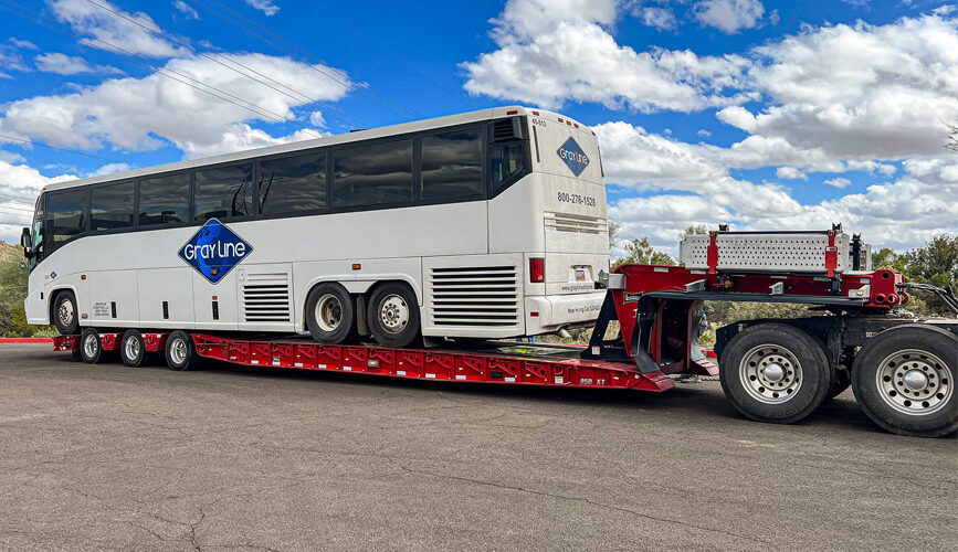 Hauling Buses and Motorcoaches: Why a Specialized Lowboy Trailer Matters